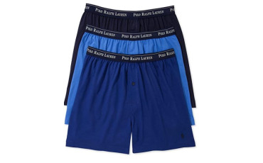 Polo Ralph Lauren Men's 3-Pack Classic Fit Packaged Woven Boxers